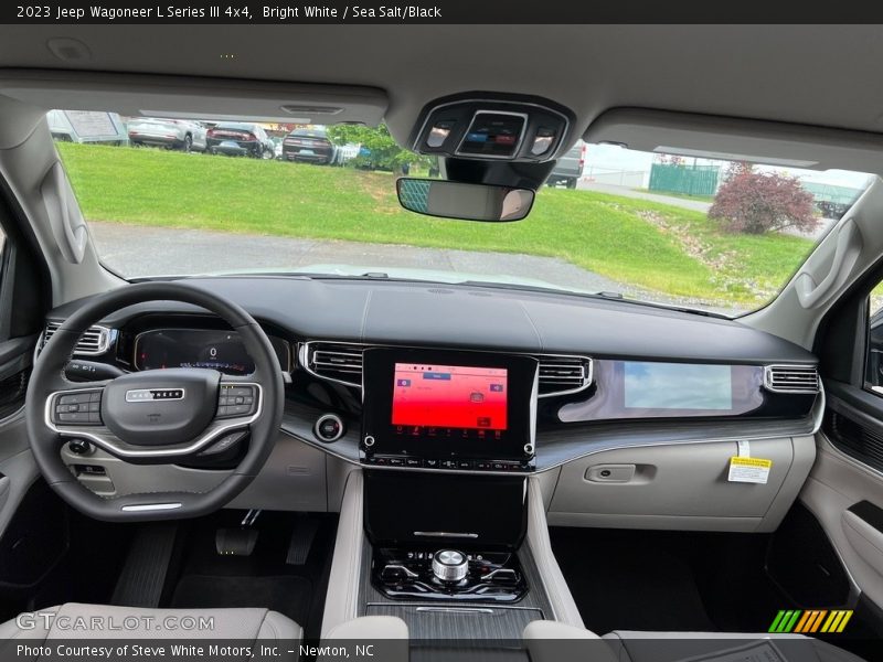 Bright White / Sea Salt/Black 2023 Jeep Wagoneer L Series III 4x4