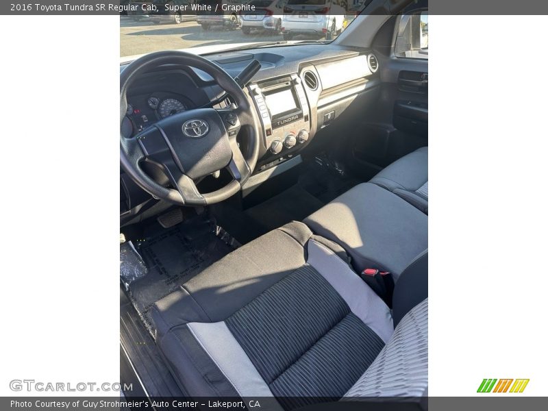 Super White / Graphite 2016 Toyota Tundra SR Regular Cab