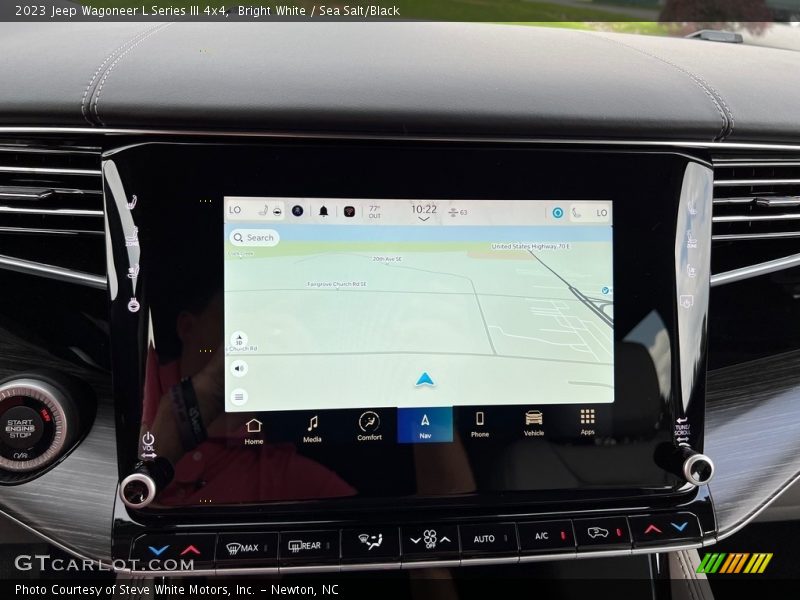 Bright White / Sea Salt/Black 2023 Jeep Wagoneer L Series III 4x4