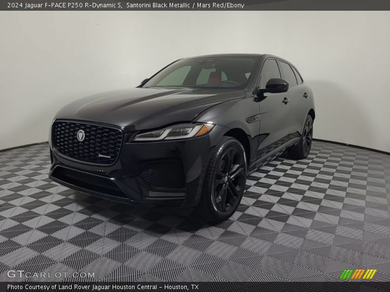 Santorini Black Metallic / Mars Red/Ebony 2024 Jaguar F-PACE P250 R-Dynamic S