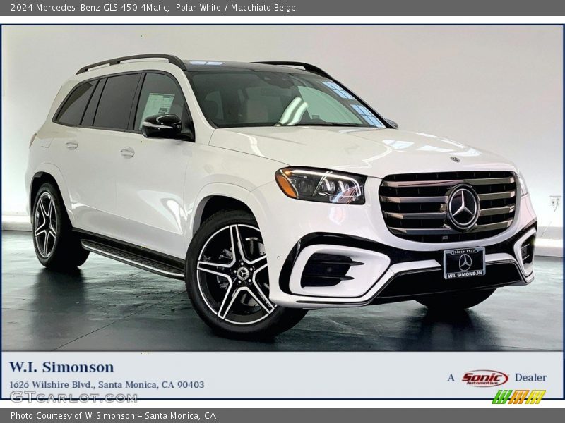 Polar White / Macchiato Beige 2024 Mercedes-Benz GLS 450 4Matic