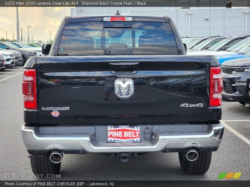 Diamond Black Crystal Pearl / Black 2023 Ram 1500 Laramie Crew Cab 4x4