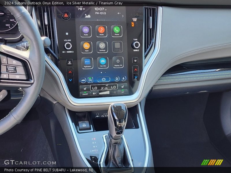 Ice Silver Metallic / Titanium Gray 2024 Subaru Outback Onyx Edition