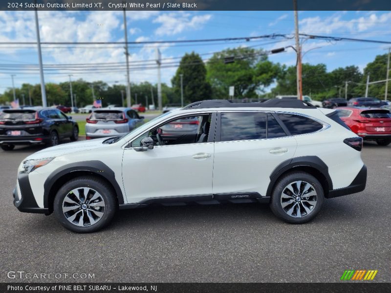 Crystal White Pearl / Slate Black 2024 Subaru Outback Limited XT