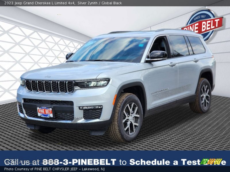 Silver Zynith / Global Black 2023 Jeep Grand Cherokee L Limited 4x4