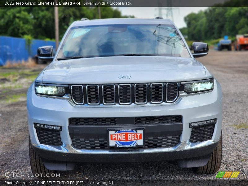 Silver Zynith / Global Black 2023 Jeep Grand Cherokee L Limited 4x4