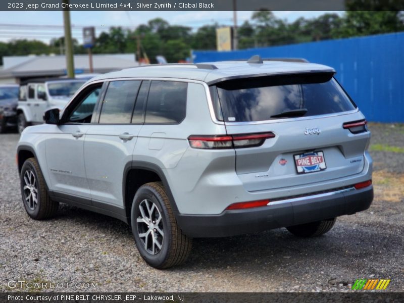 Silver Zynith / Global Black 2023 Jeep Grand Cherokee L Limited 4x4
