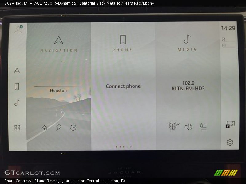 Santorini Black Metallic / Mars Red/Ebony 2024 Jaguar F-PACE P250 R-Dynamic S