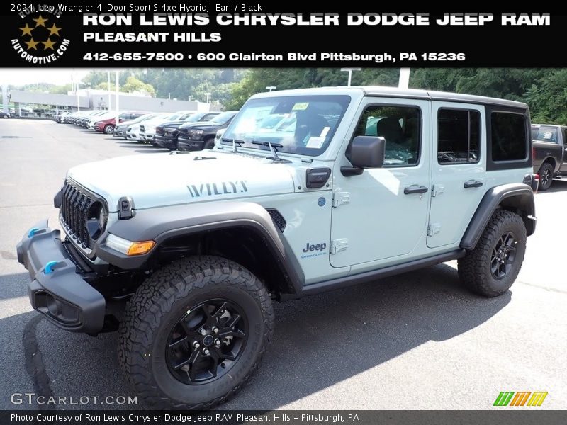 Earl / Black 2024 Jeep Wrangler 4-Door Sport S 4xe Hybrid