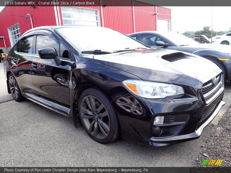 Crystal Black Silica / Carbon Black 2016 Subaru WRX