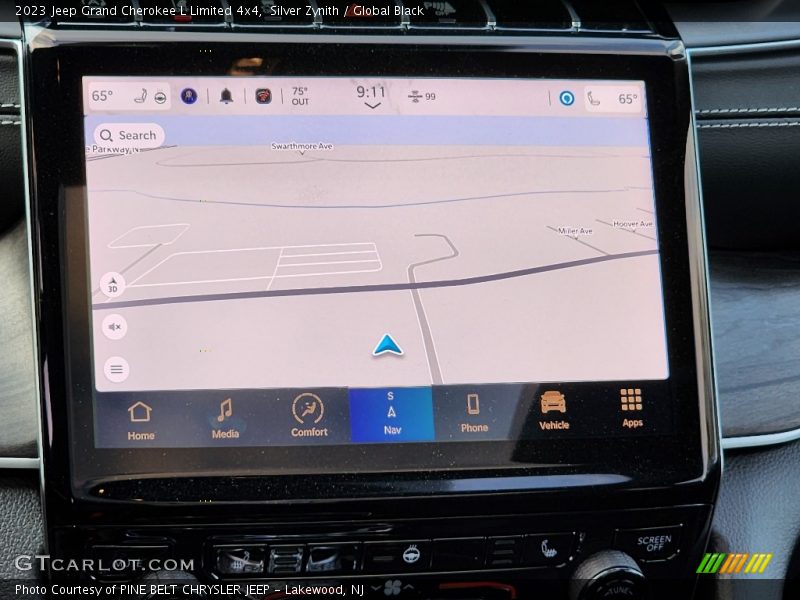 Navigation of 2023 Grand Cherokee L Limited 4x4