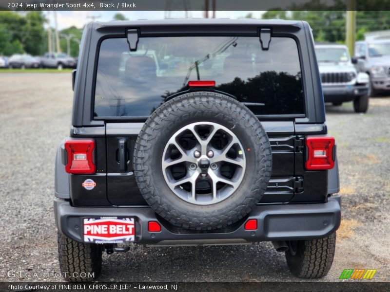 Black / Black 2024 Jeep Wrangler Sport 4x4