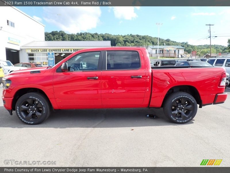 Flame Red / Black 2023 Ram 1500 Tradesman Crew Cab 4x4