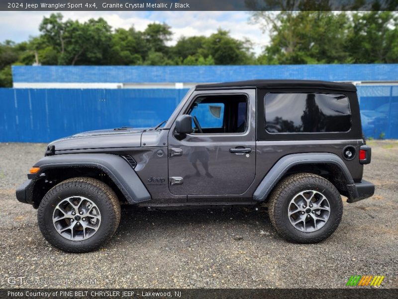 Granite Crystal Metallic / Black 2024 Jeep Wrangler Sport 4x4