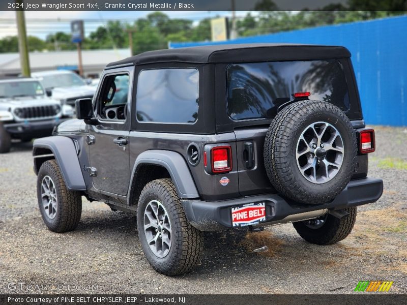 Granite Crystal Metallic / Black 2024 Jeep Wrangler Sport 4x4