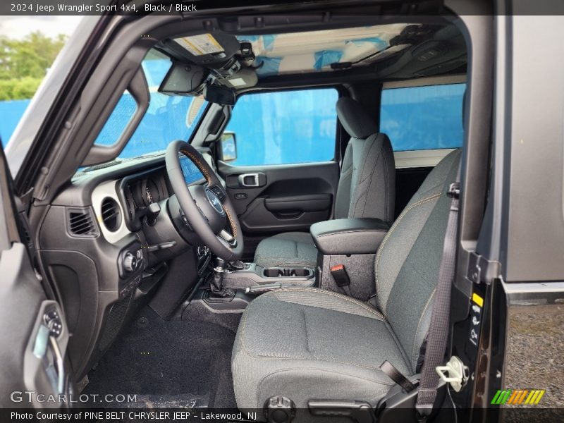  2024 Wrangler Sport 4x4 Black Interior
