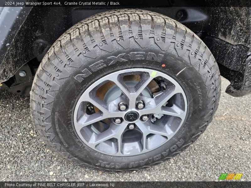Granite Crystal Metallic / Black 2024 Jeep Wrangler Sport 4x4