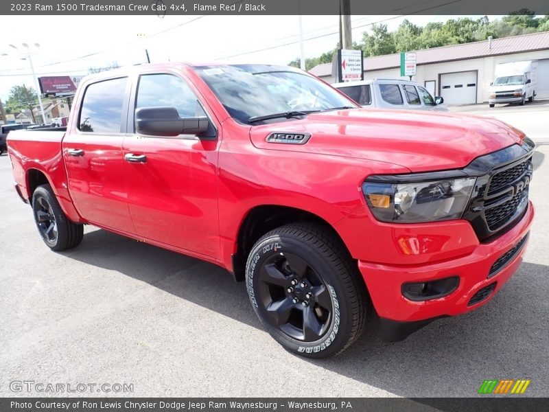 Flame Red / Black 2023 Ram 1500 Tradesman Crew Cab 4x4