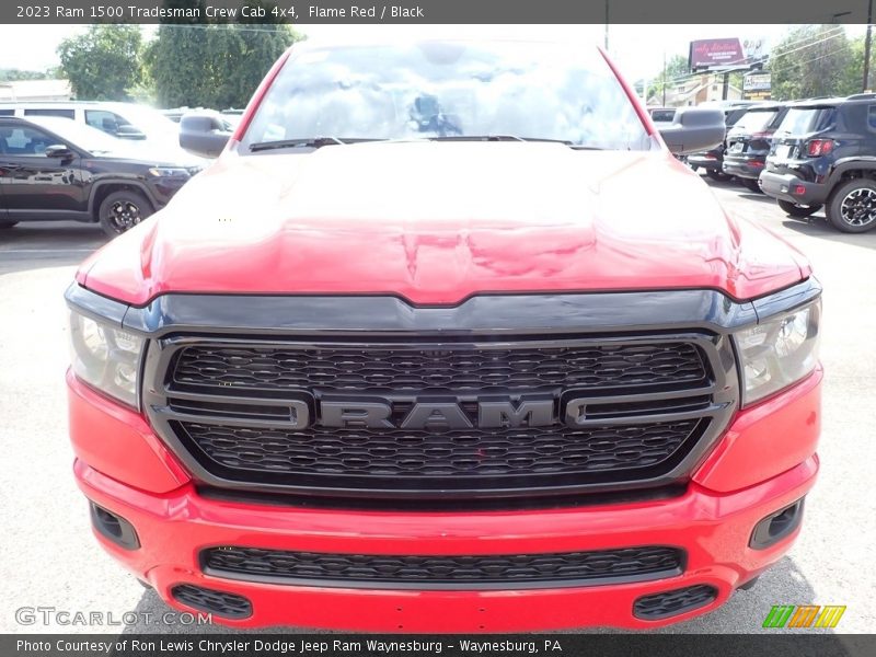 Flame Red / Black 2023 Ram 1500 Tradesman Crew Cab 4x4