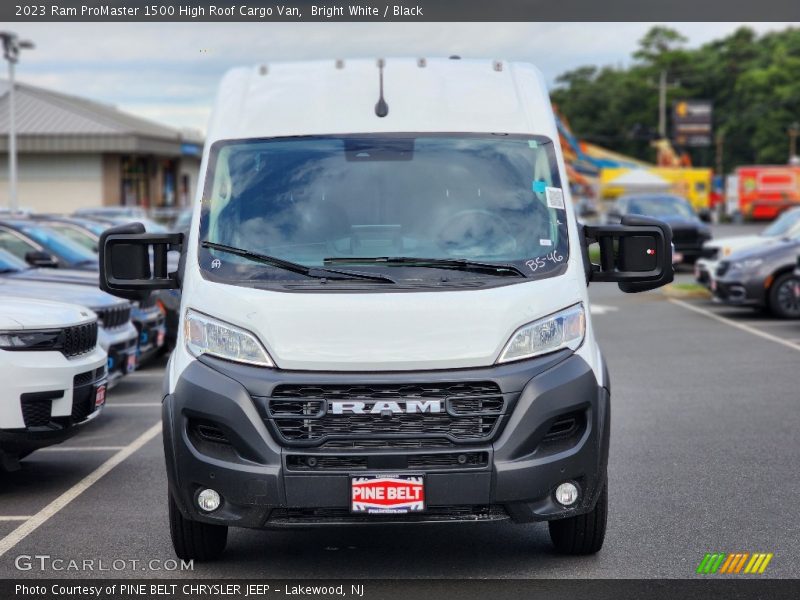 Bright White / Black 2023 Ram ProMaster 1500 High Roof Cargo Van