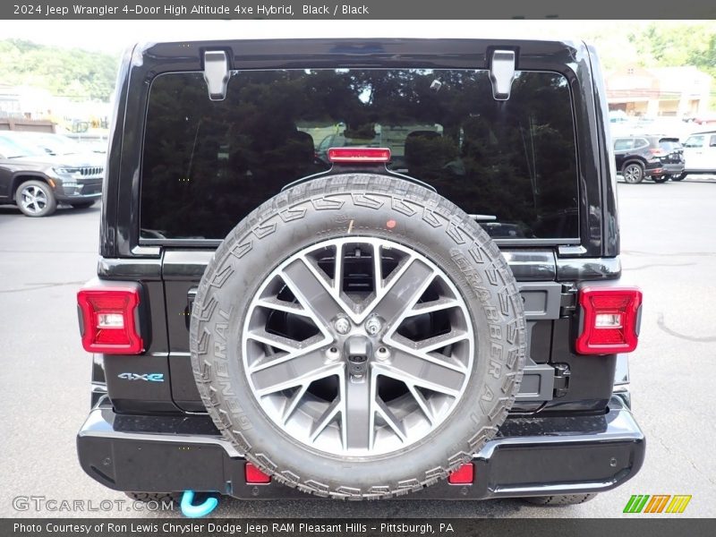 Black / Black 2024 Jeep Wrangler 4-Door High Altitude 4xe Hybrid