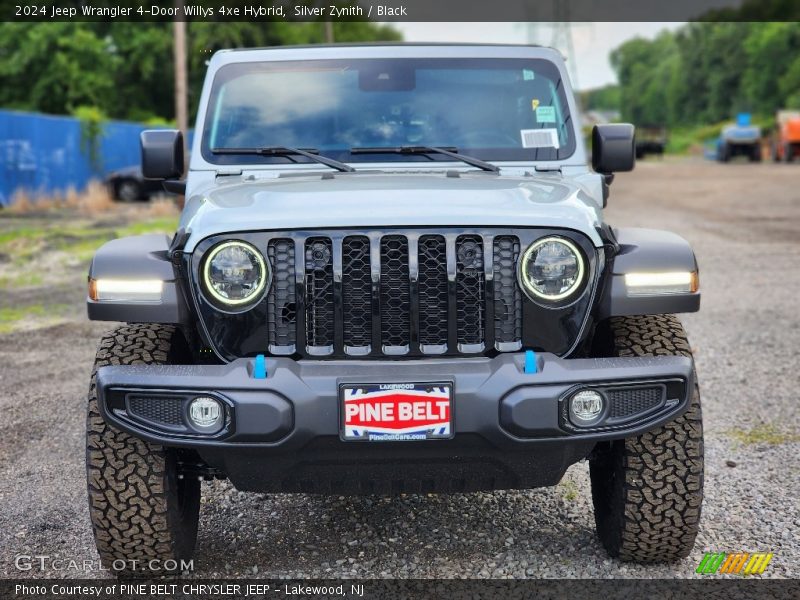 Silver Zynith / Black 2024 Jeep Wrangler 4-Door Willys 4xe Hybrid