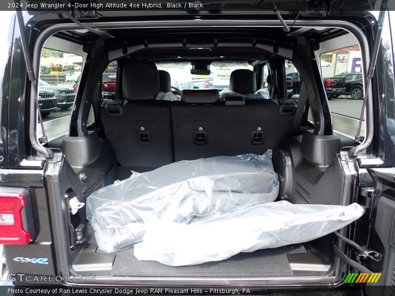 Black / Black 2024 Jeep Wrangler 4-Door High Altitude 4xe Hybrid