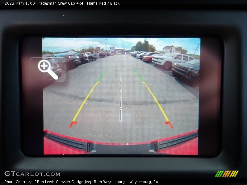 Flame Red / Black 2023 Ram 1500 Tradesman Crew Cab 4x4