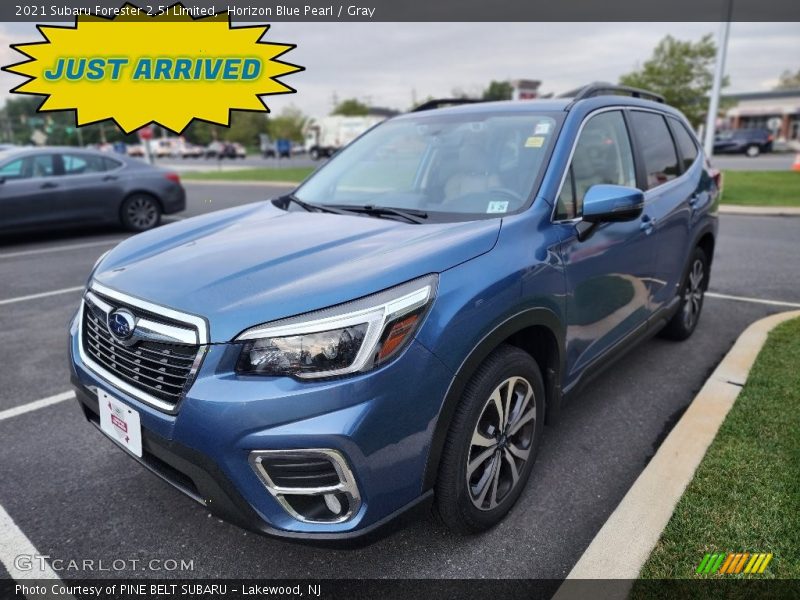 Horizon Blue Pearl / Gray 2021 Subaru Forester 2.5i Limited