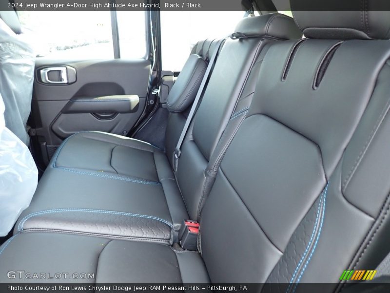 Black / Black 2024 Jeep Wrangler 4-Door High Altitude 4xe Hybrid