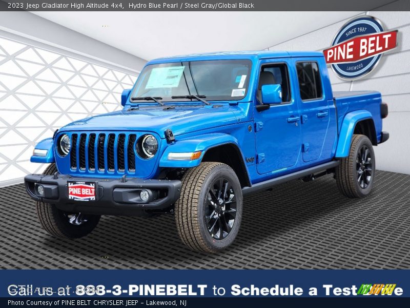 Hydro Blue Pearl / Steel Gray/Global Black 2023 Jeep Gladiator High Altitude 4x4