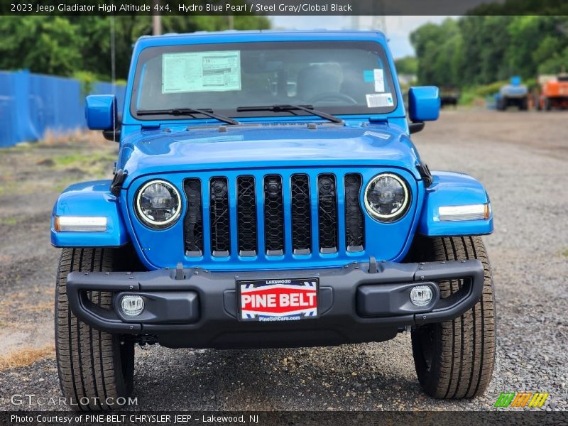 Hydro Blue Pearl / Steel Gray/Global Black 2023 Jeep Gladiator High Altitude 4x4