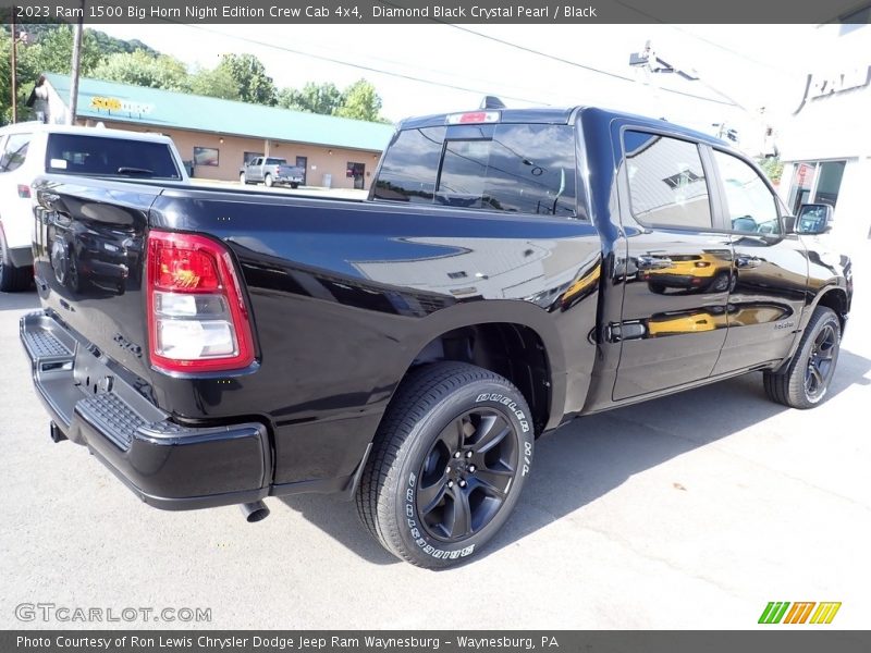 Diamond Black Crystal Pearl / Black 2023 Ram 1500 Big Horn Night Edition Crew Cab 4x4