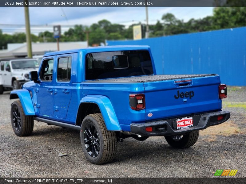 Hydro Blue Pearl / Steel Gray/Global Black 2023 Jeep Gladiator High Altitude 4x4