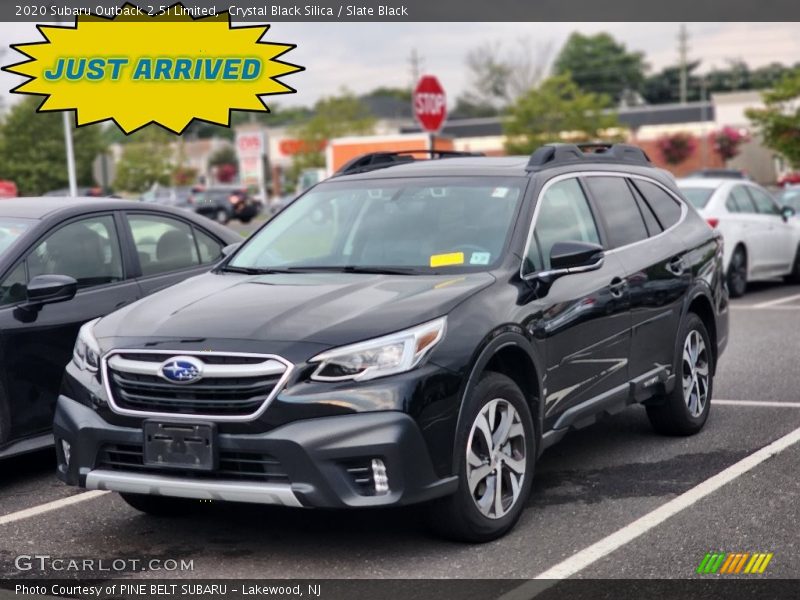 Crystal Black Silica / Slate Black 2020 Subaru Outback 2.5i Limited