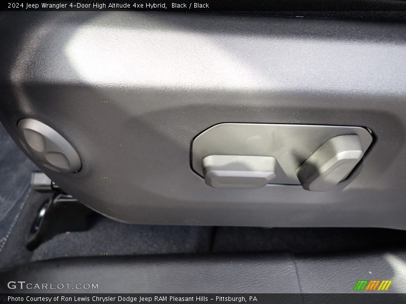 Black / Black 2024 Jeep Wrangler 4-Door High Altitude 4xe Hybrid
