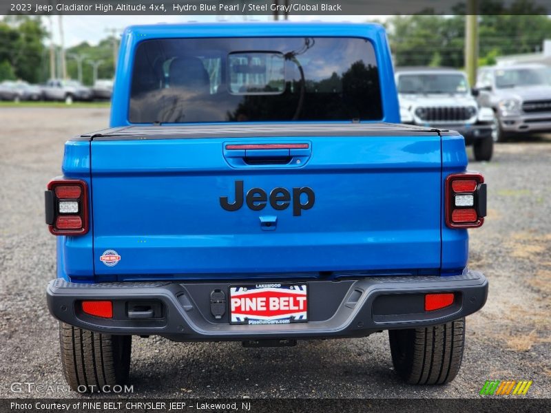 Hydro Blue Pearl / Steel Gray/Global Black 2023 Jeep Gladiator High Altitude 4x4