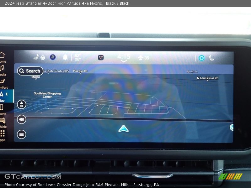 Black / Black 2024 Jeep Wrangler 4-Door High Altitude 4xe Hybrid