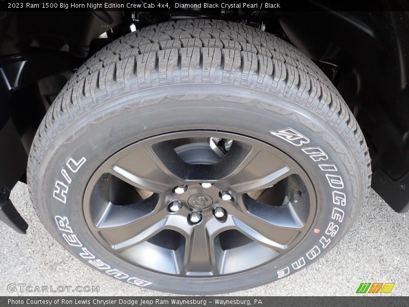 Diamond Black Crystal Pearl / Black 2023 Ram 1500 Big Horn Night Edition Crew Cab 4x4