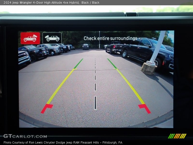 Black / Black 2024 Jeep Wrangler 4-Door High Altitude 4xe Hybrid