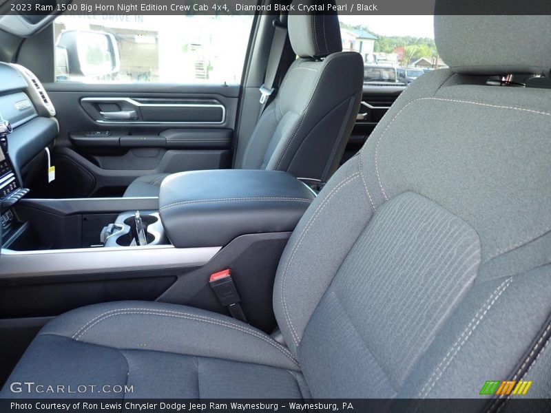 Diamond Black Crystal Pearl / Black 2023 Ram 1500 Big Horn Night Edition Crew Cab 4x4