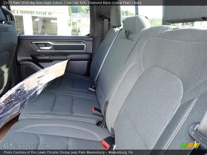 Diamond Black Crystal Pearl / Black 2023 Ram 1500 Big Horn Night Edition Crew Cab 4x4