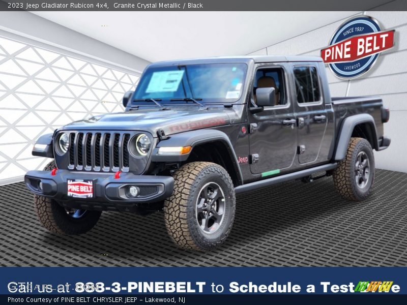 Granite Crystal Metallic / Black 2023 Jeep Gladiator Rubicon 4x4