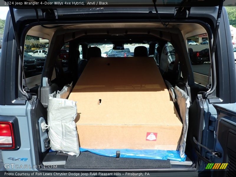 Anvil / Black 2024 Jeep Wrangler 4-Door Willys 4xe Hybrid