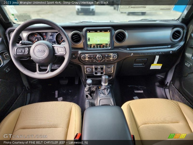 Dashboard of 2023 Wrangler Unlimited Sport 4x4