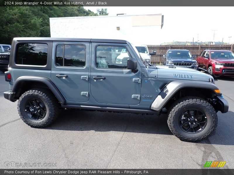  2024 Wrangler 4-Door Willys 4xe Hybrid Anvil