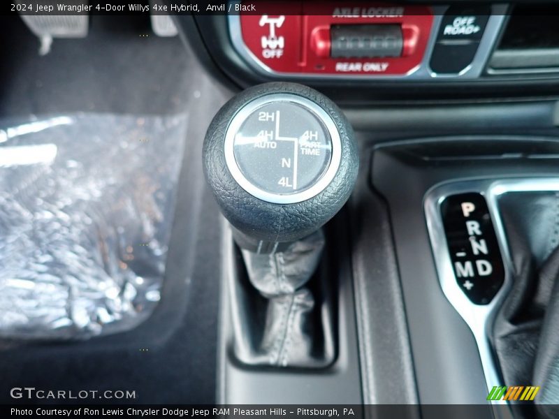 Anvil / Black 2024 Jeep Wrangler 4-Door Willys 4xe Hybrid