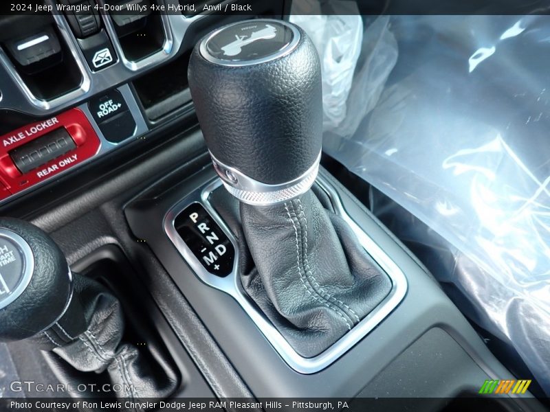 Anvil / Black 2024 Jeep Wrangler 4-Door Willys 4xe Hybrid
