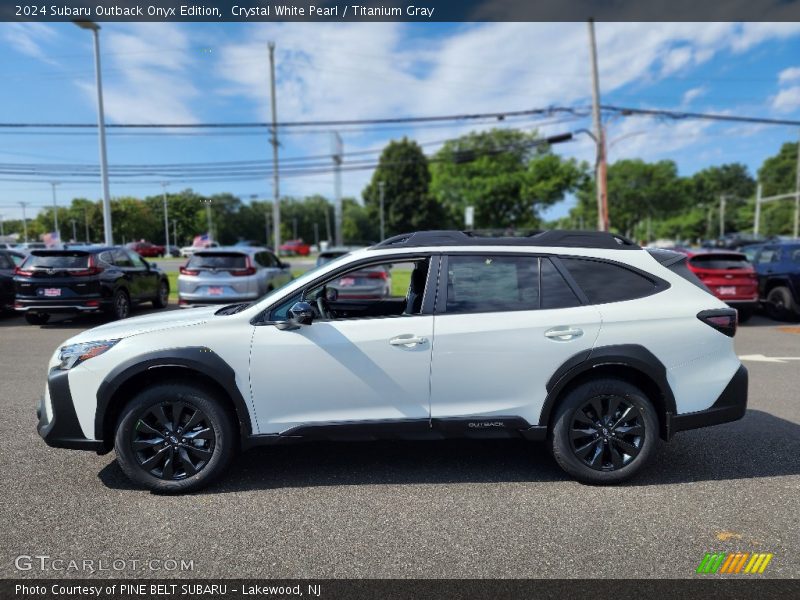  2024 Outback Onyx Edition Crystal White Pearl