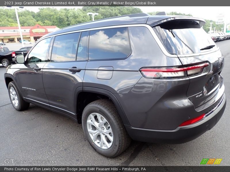Baltic Gray Metallic / Wicker Beige/Global Black 2023 Jeep Grand Cherokee L Limited 4x4